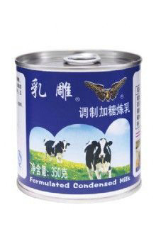 乳雕调制加糖炼乳