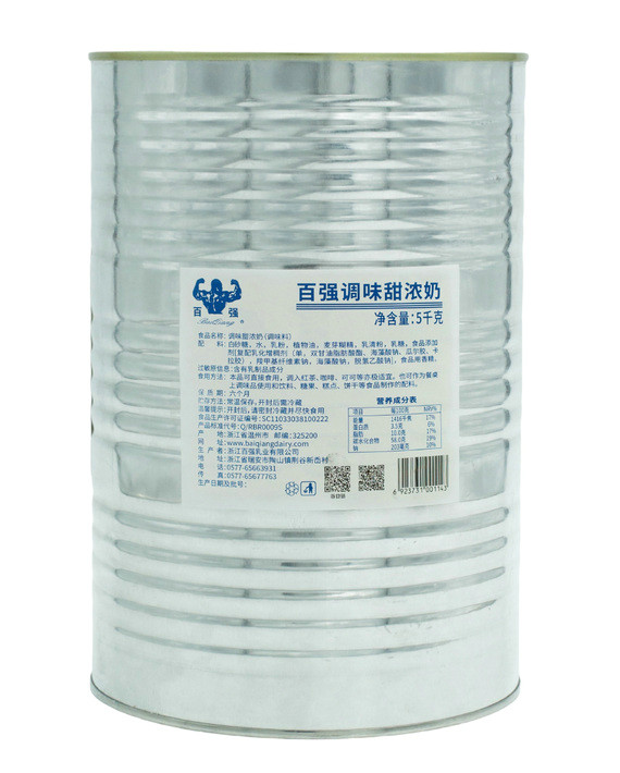 百强调味甜浓奶