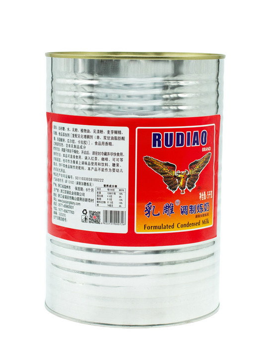 乳雕调制加糖炼乳