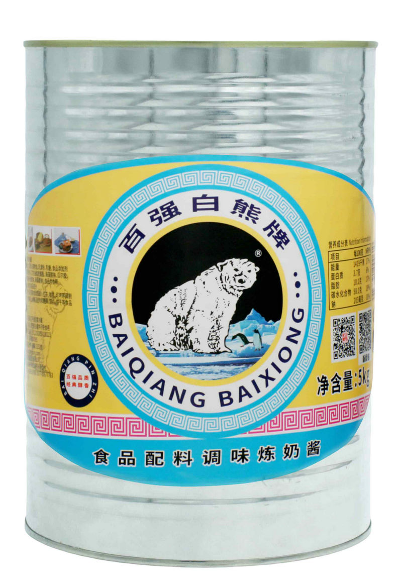 百强白熊牌调味炼奶酱