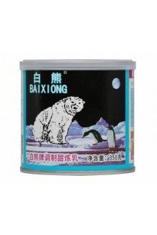 白熊牌调制加糖炼乳